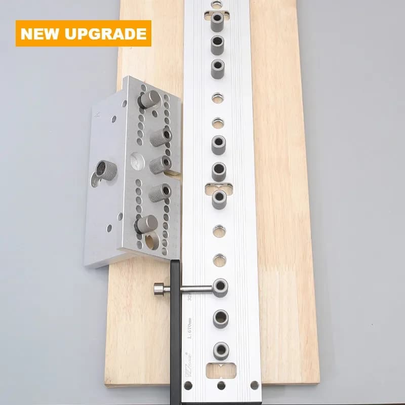 Justerbart dowelguide-kit 3-i-1 for trearbeid