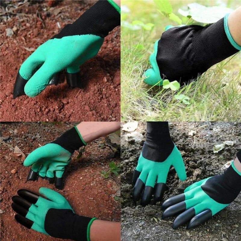 Vanntette hagearbeidshansker med latexbelegg og klør