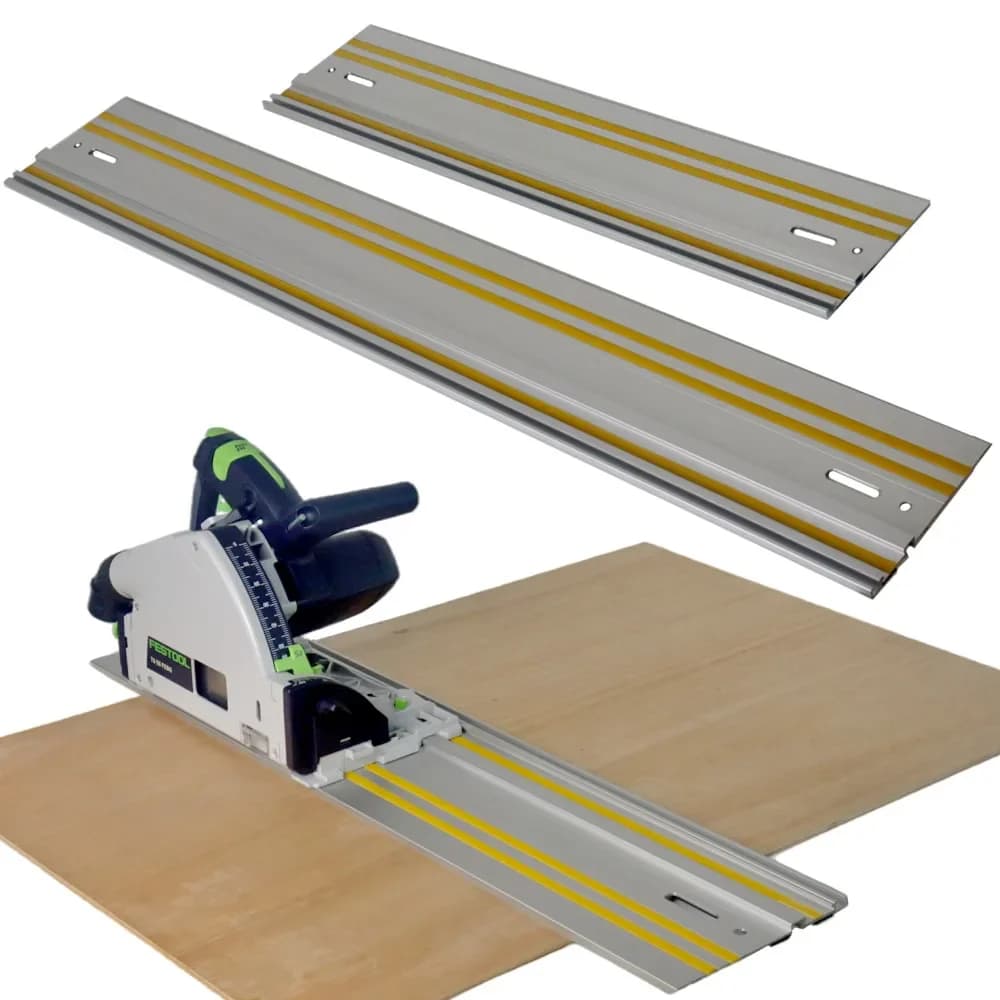 Aluminiumsskinne for håndsirkelsag / styreskinne-system