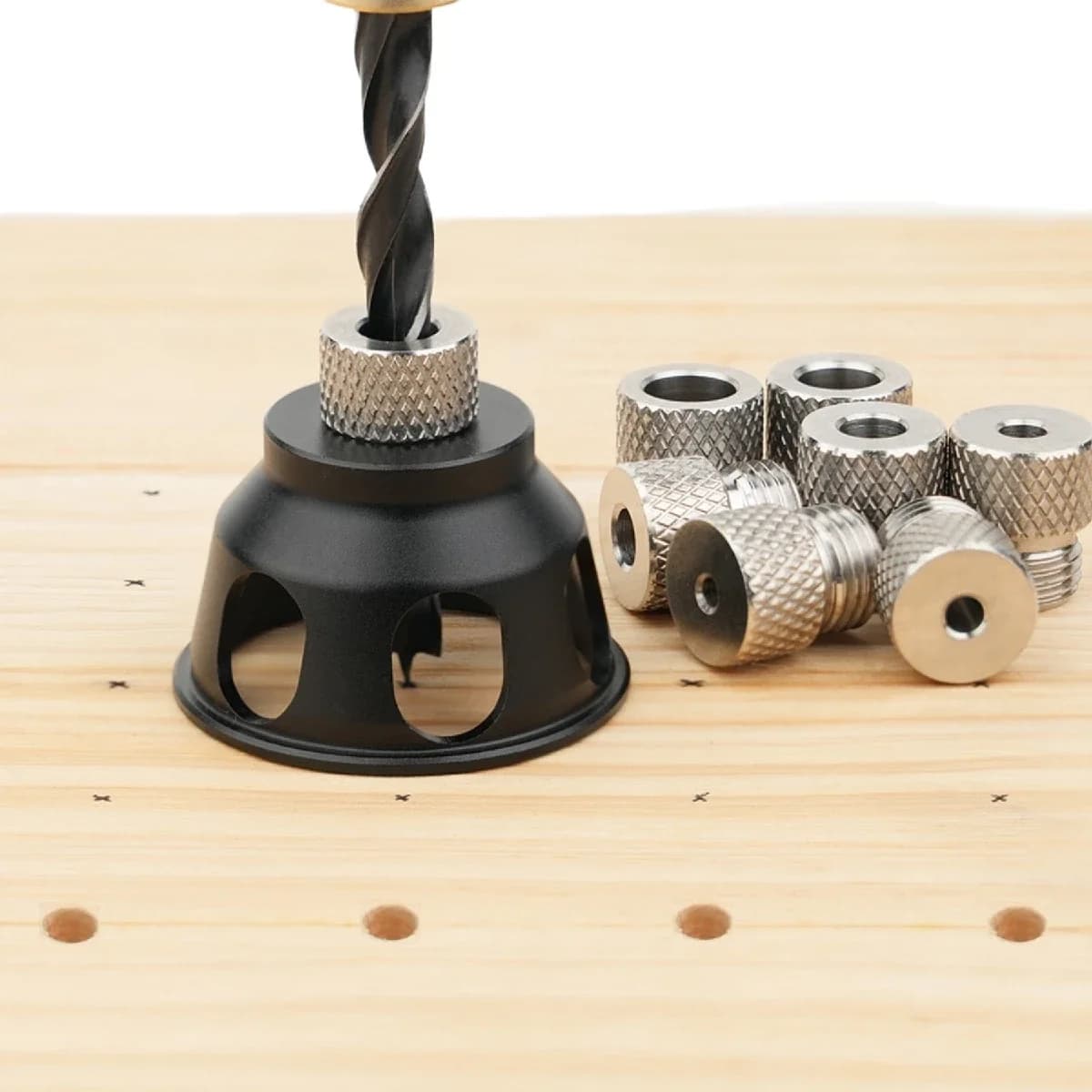 Vertikal dowel-jigsett i aluminium 3–10 mm