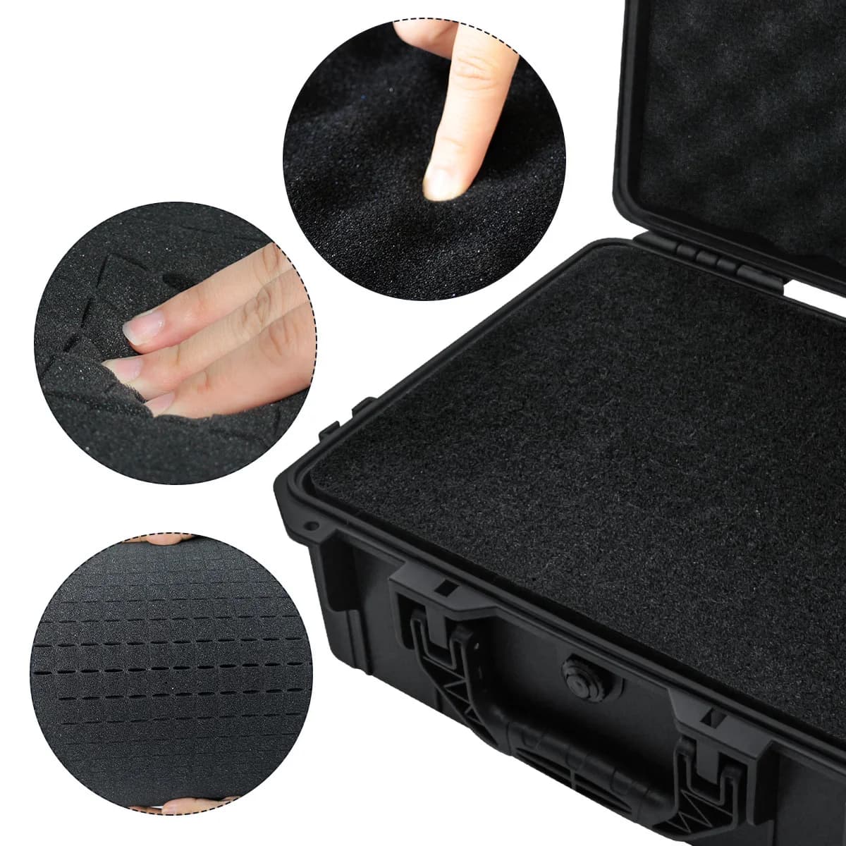 Støtsikker og vanntett hardcases for verktøy med skum