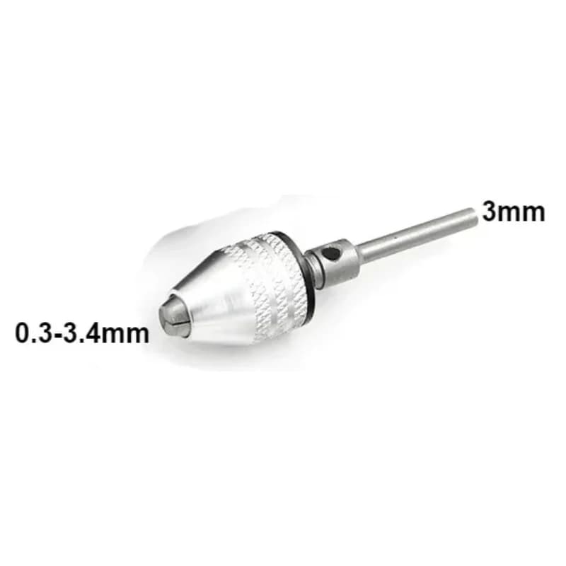 Mini borehode med hurtigskifte, 0,3–8,0 mm