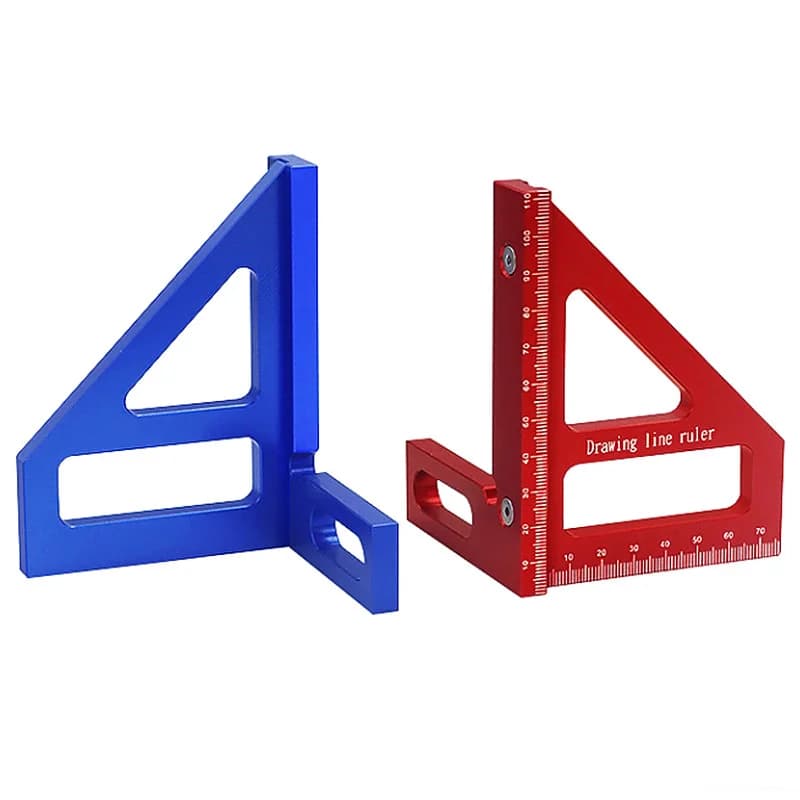 Aluminium flerbruksvinkel for snekkere