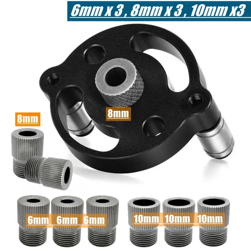 Oppgradert vertikal selvjusterende lommehull-jig, 3–10 mm