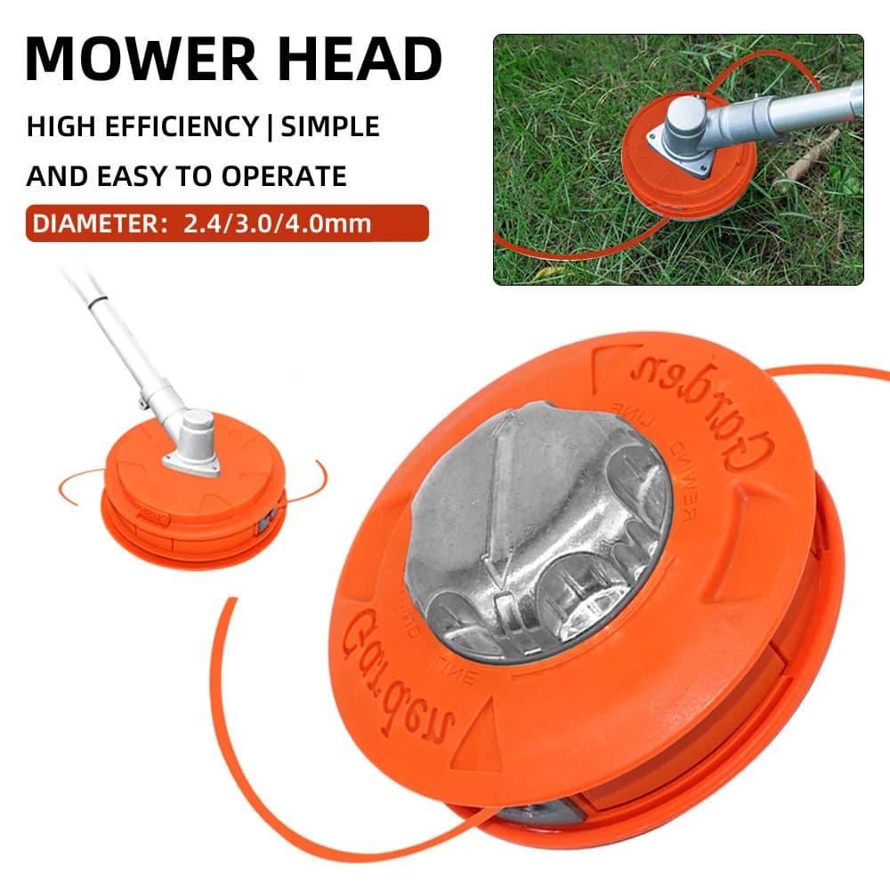 Universell automatisk bump-hode for gresstrimmer