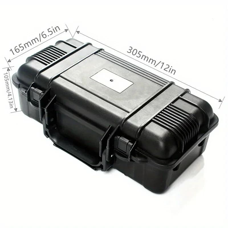 Støtsikker hardcase med svamp for kamera og verktøy