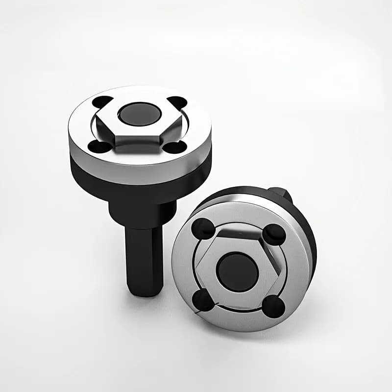 Universal boremaskinadapter med flensmutter for skjiveskiver