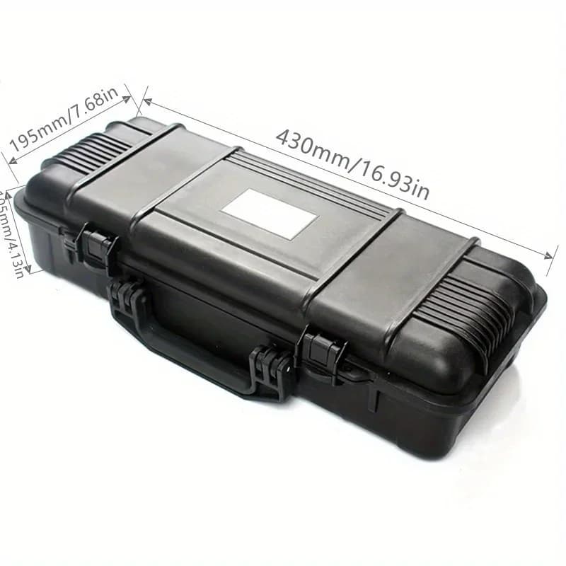Støtsikker hardcase med svamp for kamera og verktøy