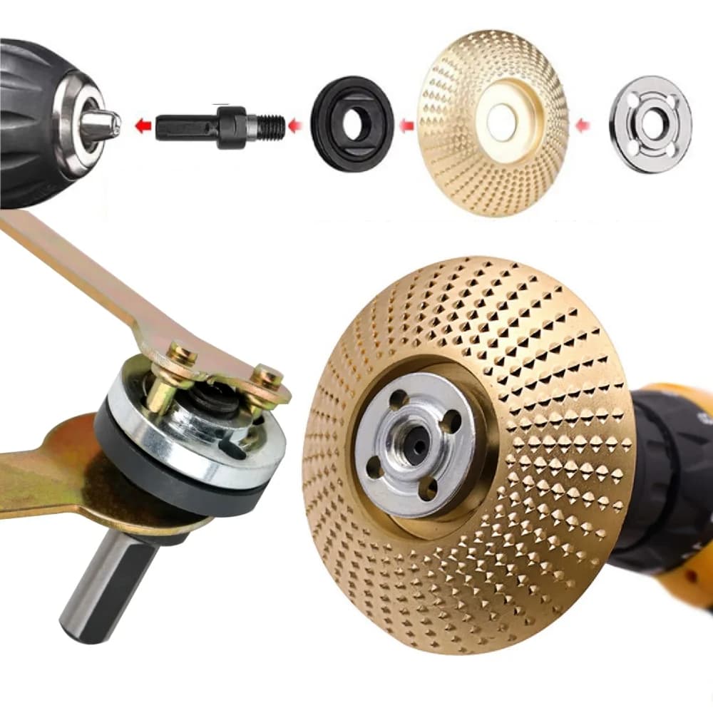 Adapterstav for 10 mm drill til vinkelsliper