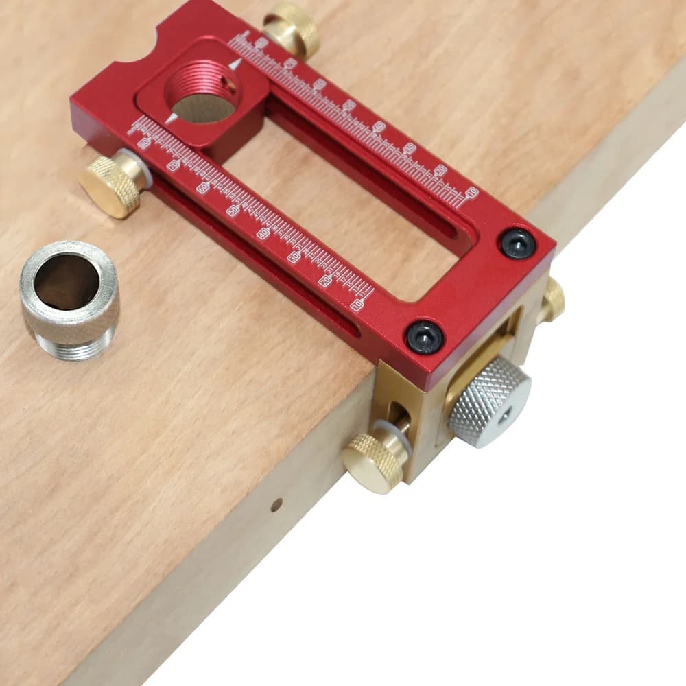 2-i-1 dowelmal og borebitsett, 6–15 mm