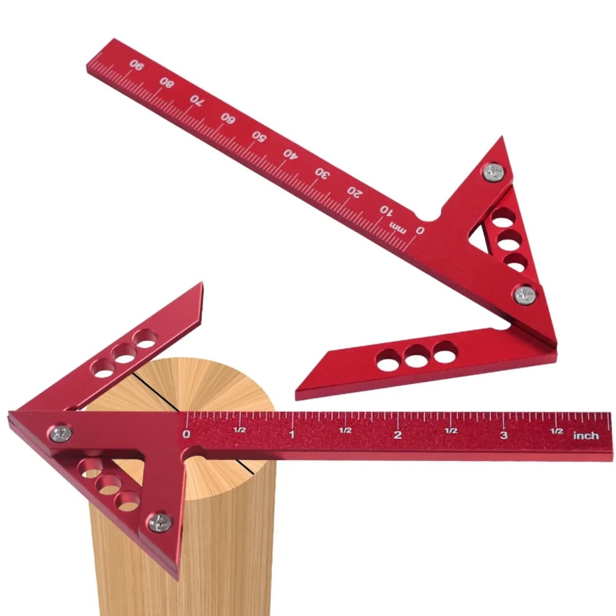 Sirkelmerker for trearbeid 45/90 grader