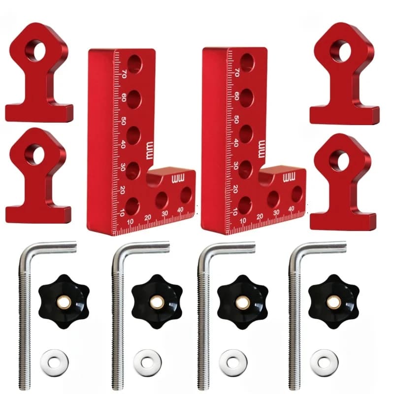 Aluminium 90-graders hjørneklemme