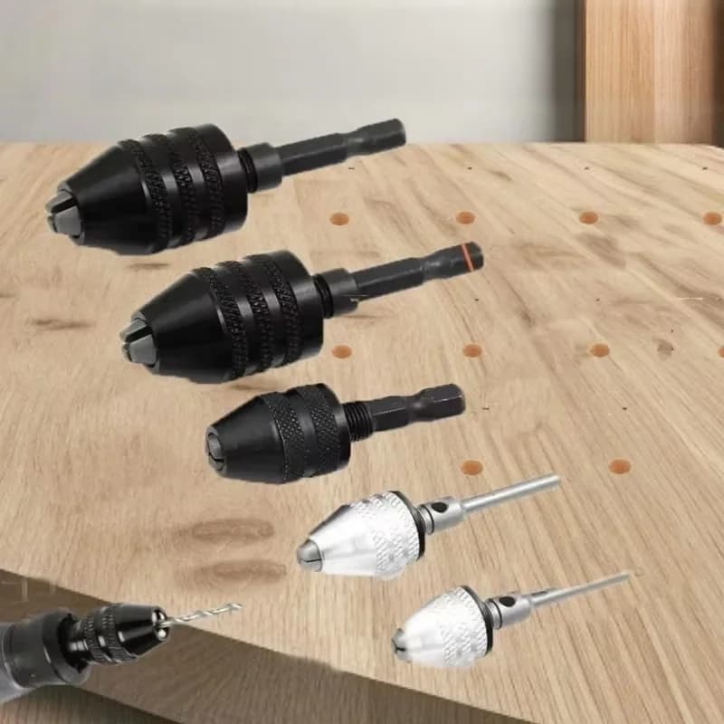 Mini borehode med hurtigskifte, 0,3–8,0 mm