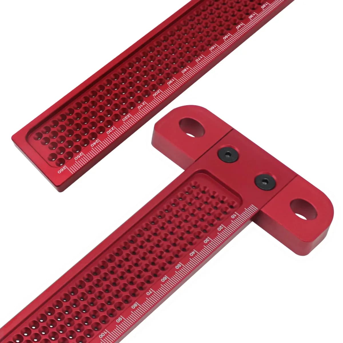 60–260 mm aluminium T-formet merkelineal