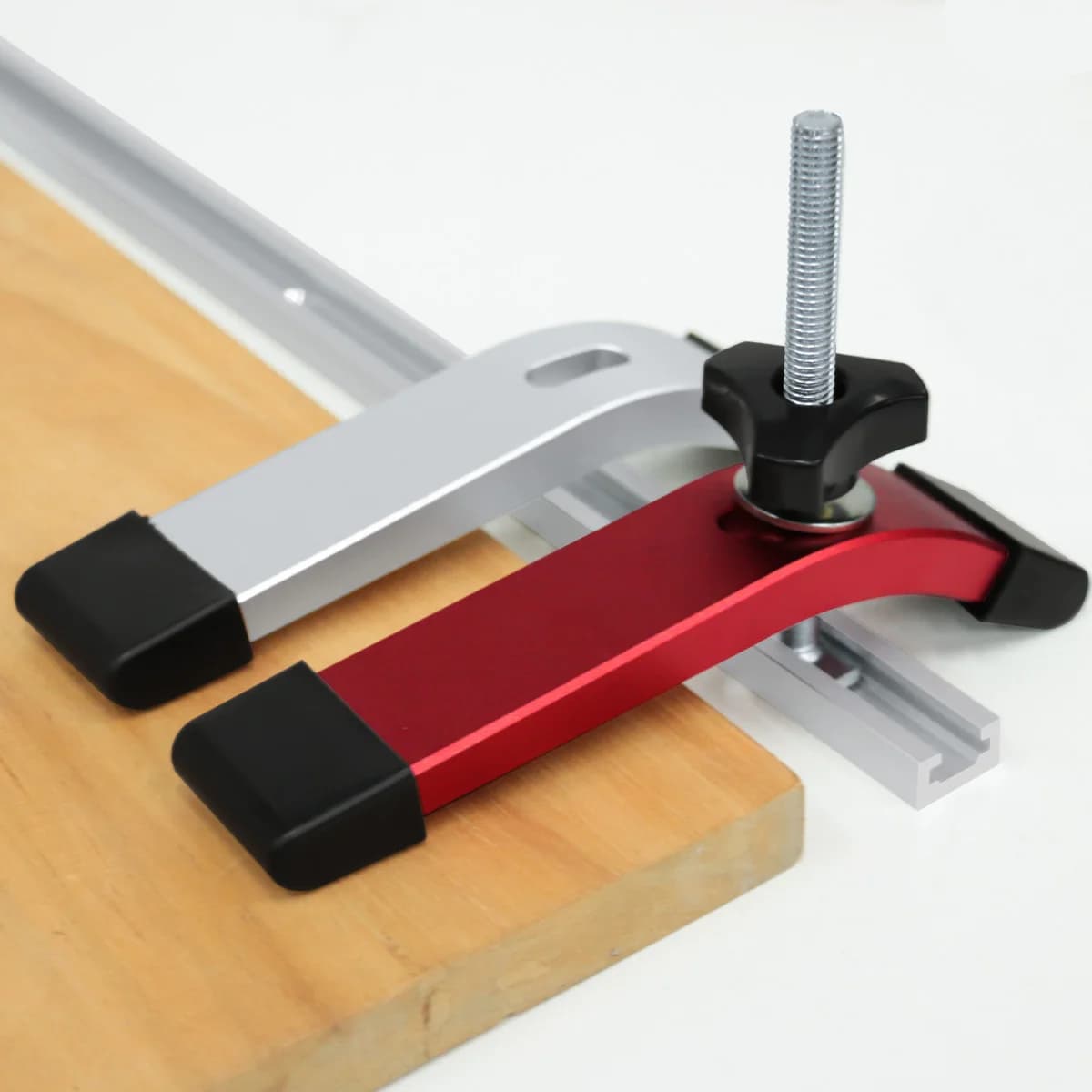 Aluminium hurtigspenn T-spor klemme