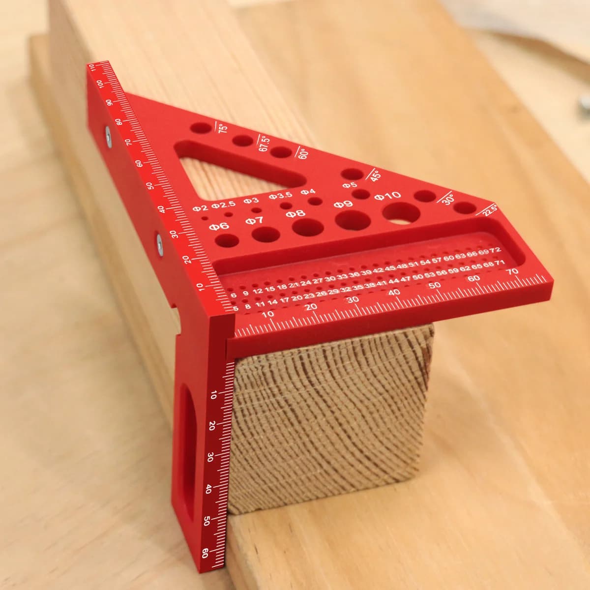 3D multi-vinkel carpentry-protractor