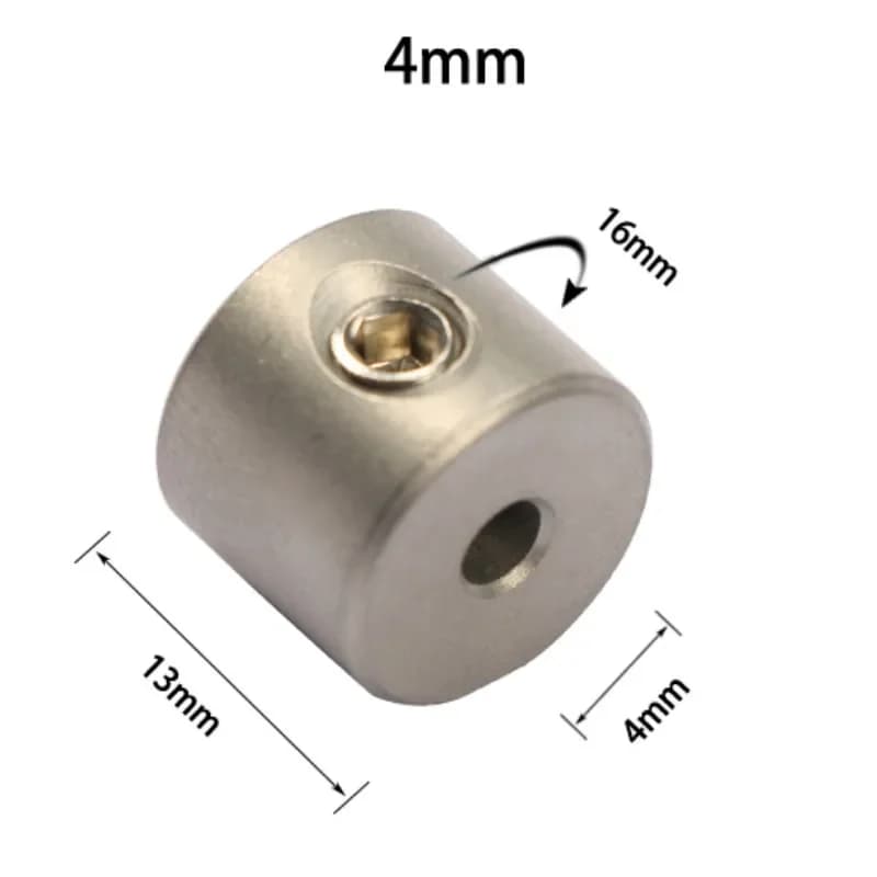 Stoppringer for dowelborr i rustfritt stål, 4–10 mm